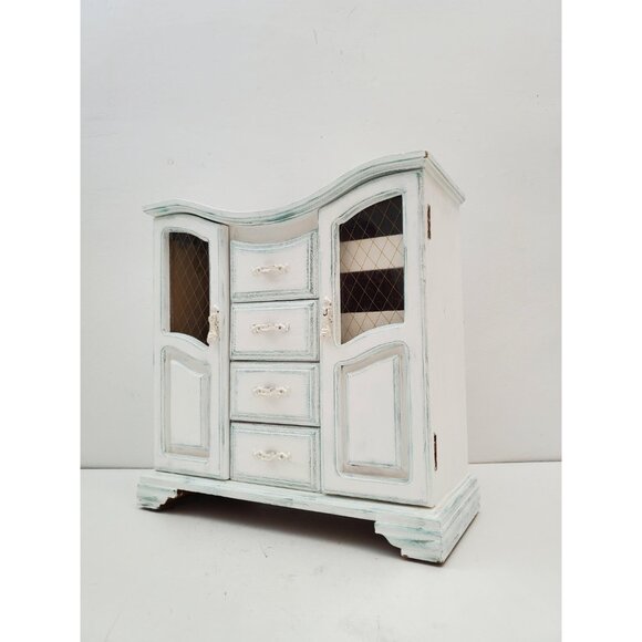 Vintage Gunther Mele 1970's wooden jewelry box. Jewellery with drawers . Vintage - Picture 3 of 10